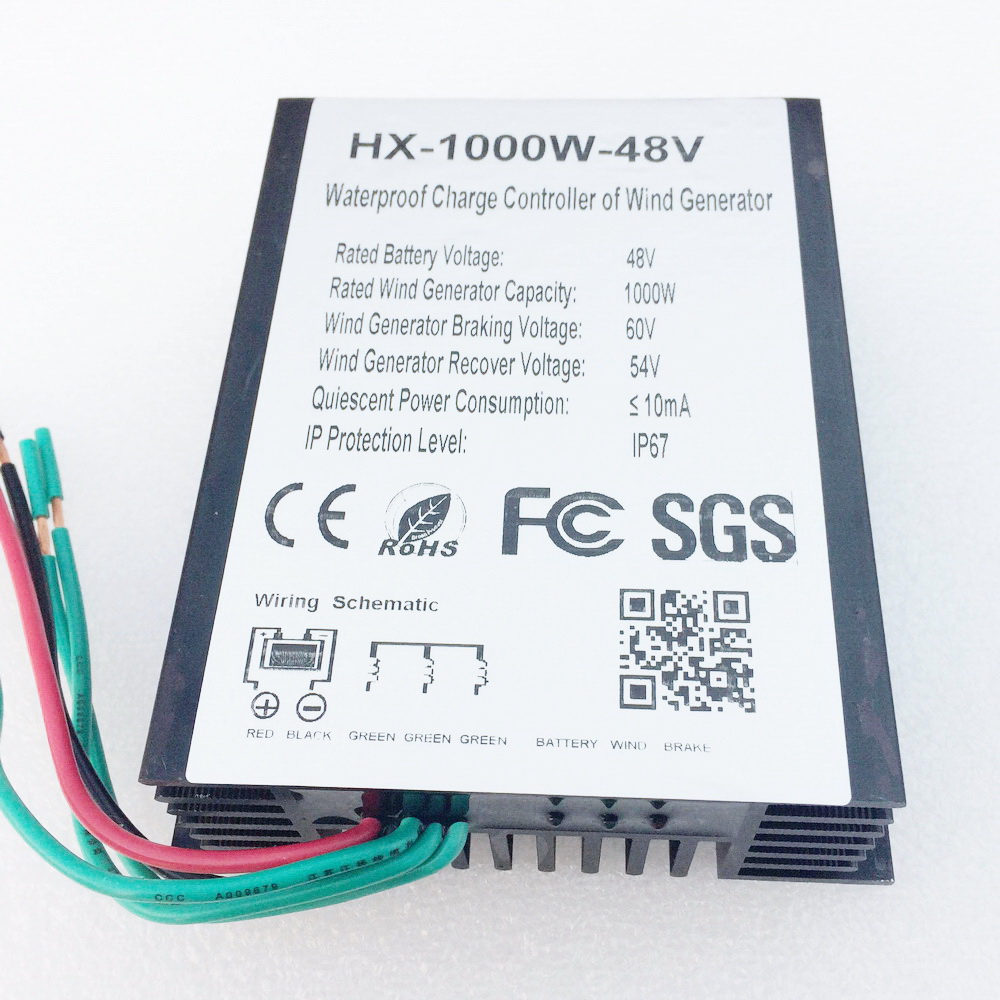 1500W Wind Turbine Charge Controller 24V 48V 2000W Wind Turbine Generator Regulator Charge Controller Waterproof IP67