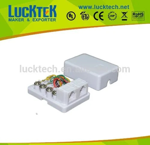 cat.5e cat.6 RJ45 surface mount outlet box