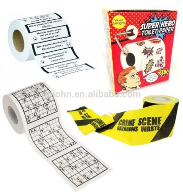 Novelty roll paper/joke roll paper/funny roll paper