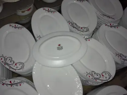 Glass Plate Fruit Plate -10" Waist Plate