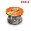 Reel de tambour de bobine pliable pour câble métallique