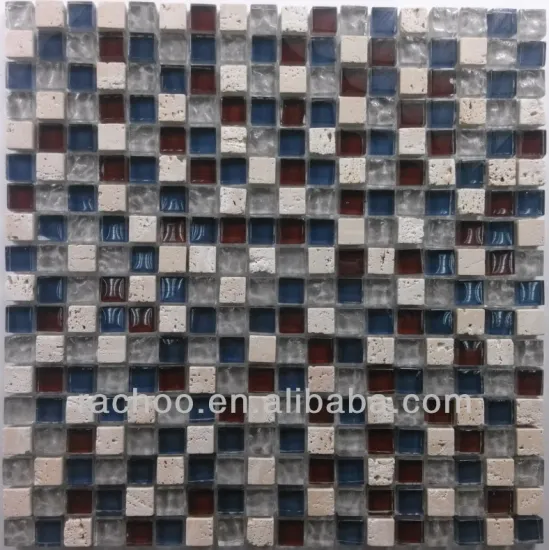 Rachoo glass stone mix kitchen mosaic
