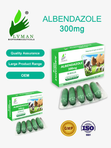 Albendazol Tablets 1g for animal therapy