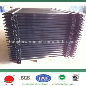 Good price powder painted prefabricated steel fence