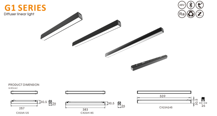 Ronse Slim Magnetic Track Light System: In-wall Ultra Thin Magnetic ...