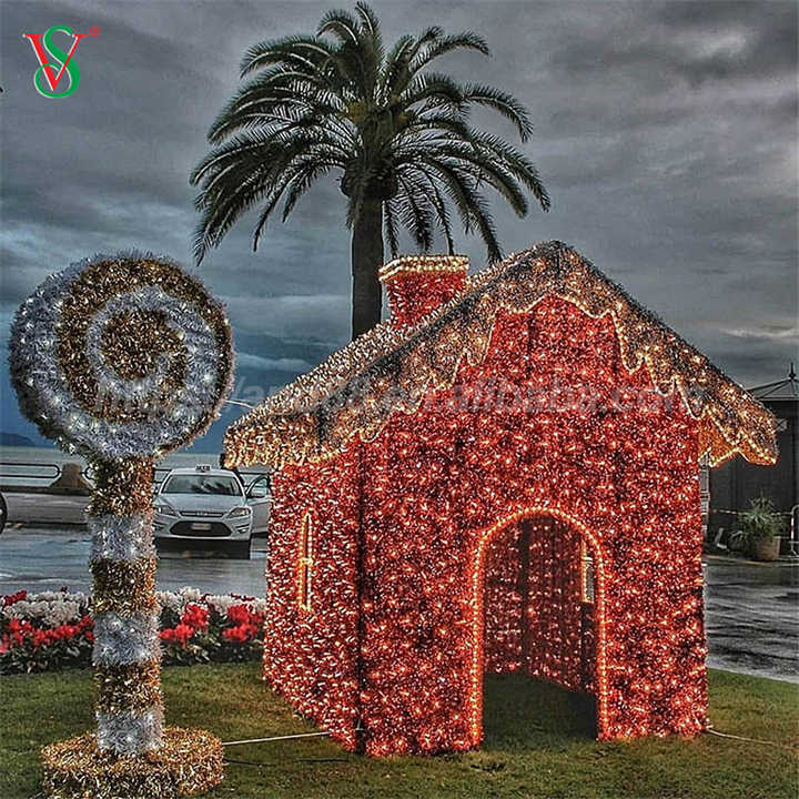 Outdoor 3d Led Christmas Motif Light Decoration