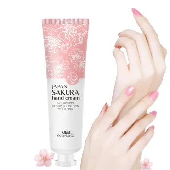 Sakura Hand Cream: Moisturizing Anti-Chapping Repair for Soften and Whitening Skin