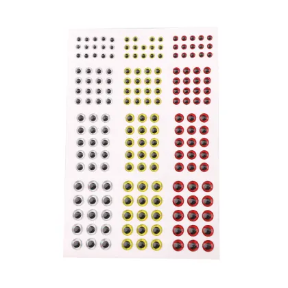 3D Fishing Eyes Stickers - Bionic Lure Accessory (3mm-6mm)