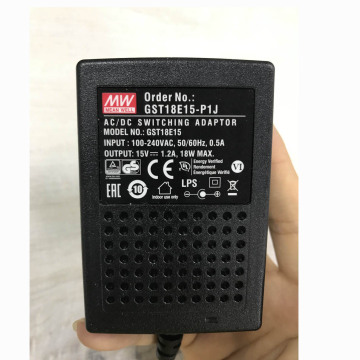 Mean Well GST18E12-P1J 12V 1A Adjustable Power Adapter - Europe Standard 18W