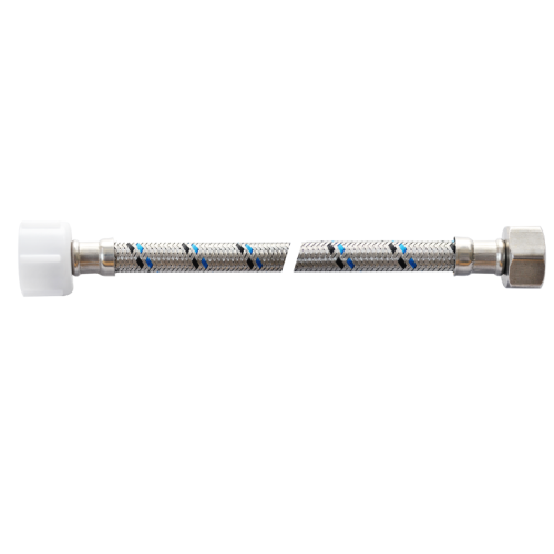 Connecteur de tuyau en métal flexible en acier inoxydable 304 ss tuyau tressé inelt de salle de bain
