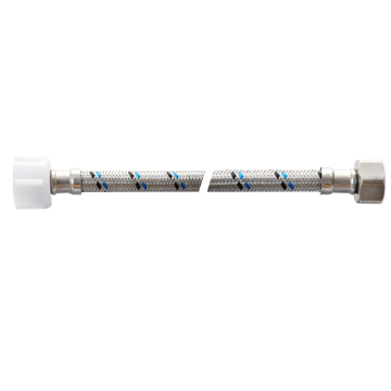 304 ss stainless steel flexible metal hose connector bathroom inelt braided hose