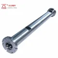 Plastik na extruder bimetallic conical twin bariles para sa pagproseso ng industriya