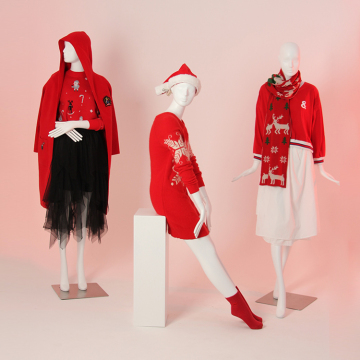 White Female Stand Fashion Mannequins for Window Displays