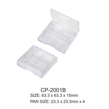 อายแชโดว์พลาสติกสี่เหลี่ยม Four Godets Compact Case CP-2001B