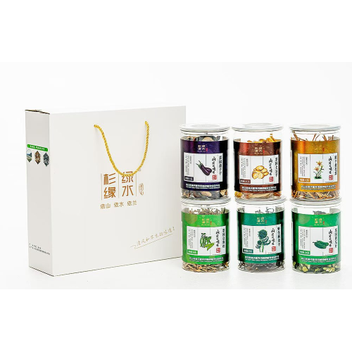 Caixa de presente de vegetais secos