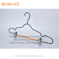 EISHO Black Adult Wood Metal Hanger With Clips