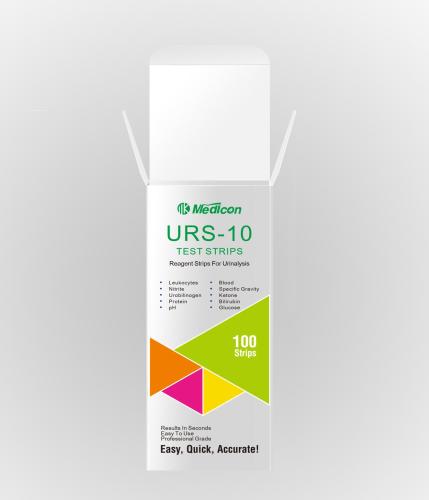 Tiras de teste de urina URS-10T para o profissional de saúde