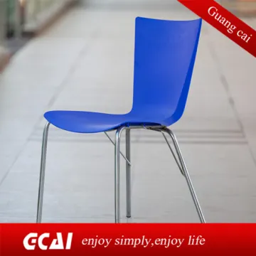Modern stainless steel dining chair