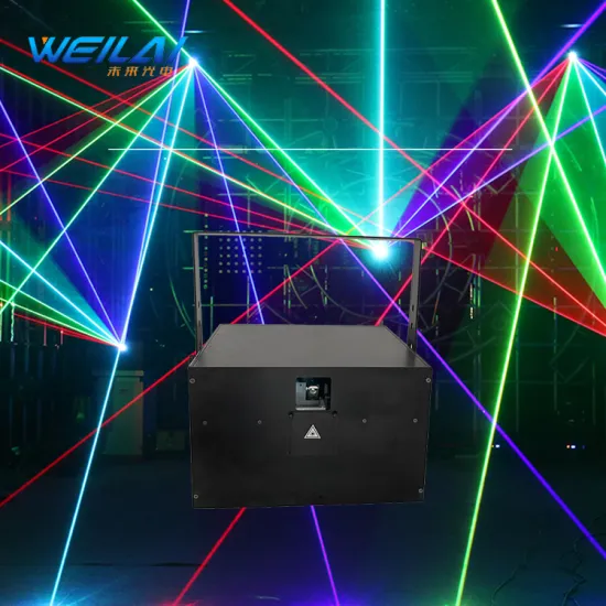Factory Supply Custom DJ Laser Lights - Full Color RGB Animated ILDA SD Card DJ Stage Light