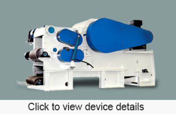 Large Capacity Drum Wood Chipper - Wood Logs Chipping Machine