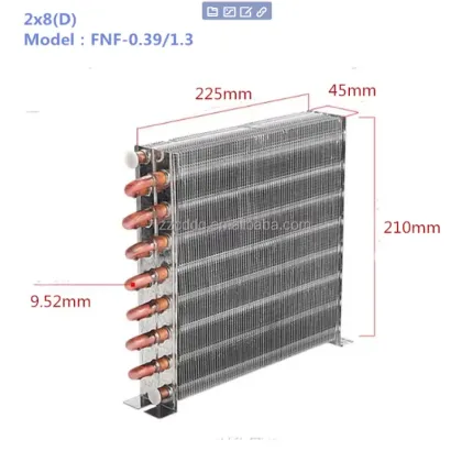 Small Air Cooled Refrigerator Freezer Evaporator Coil