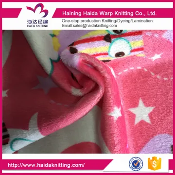 Friendly Material tricot brushed fabric