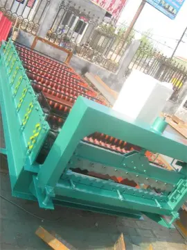 Used press colored coated roofing line