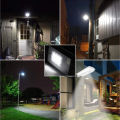 Luz solar led integrada para estacionamento residencial