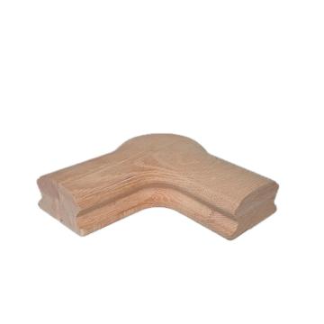 Kayu pepejal berkualiti tinggi oak handrail pemasangan