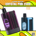 Kristal pod pakai buang vape 2500 puff