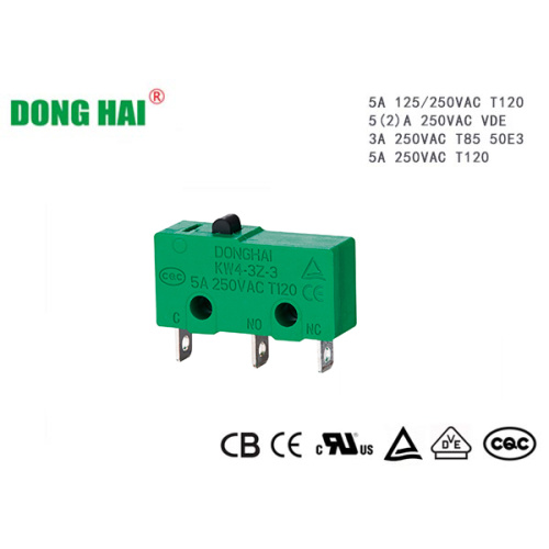 Мікравыключальнік імгненнага дзеяння з доўгім тэрмінам службы