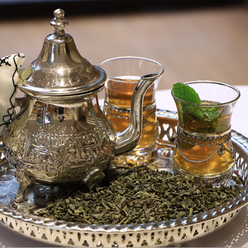 Té verde orgánico marroquí: frescura garantizada: tés de etiqueta privada en varios formatos
