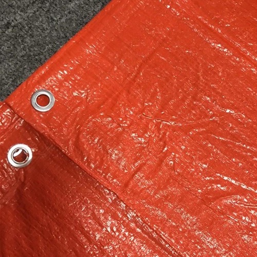 Virgin Coated Truck Cover Orange Tarpaulin