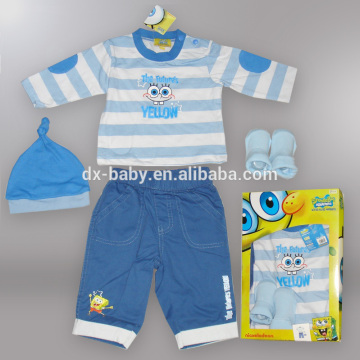 2016 Sponge Bob baby gift set Sponge Bob baby clothes baby clothes wholesale price