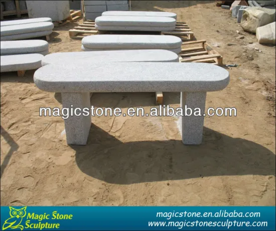 carved stone garden benches