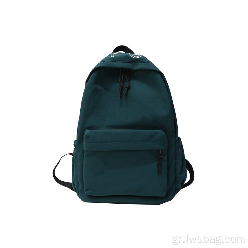 Απλό στυλ μαξιλάρι αέρα ιμάντες κυρίες Backpack Custom Print Nylon School Bag