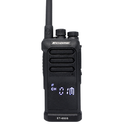 Zwei Radio-Handheld Analog Walkie Talkie 400-470MHz UHF ECOME ET650S