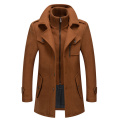 Wholesale High Quality Double Collar Trench Coat Male