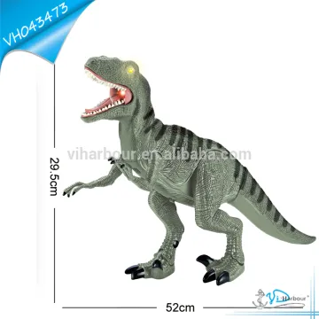 Realist Battery Operated Green Walking Dinosaur Toys