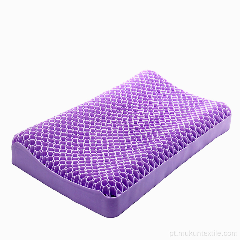 Travesseiro de gel Purple TPE personalizado