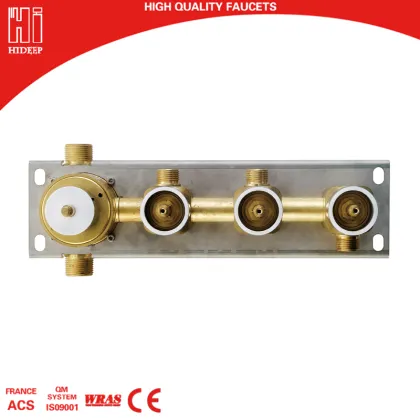 HIDEEP shower set for bathroom three function constant temperature shower faucet set