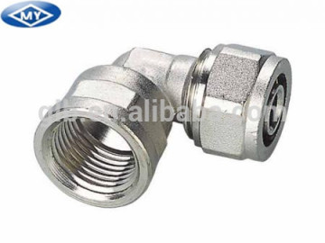 Brass Compression Fittings for Pex-Al-Pex Pipes - Female Elbow