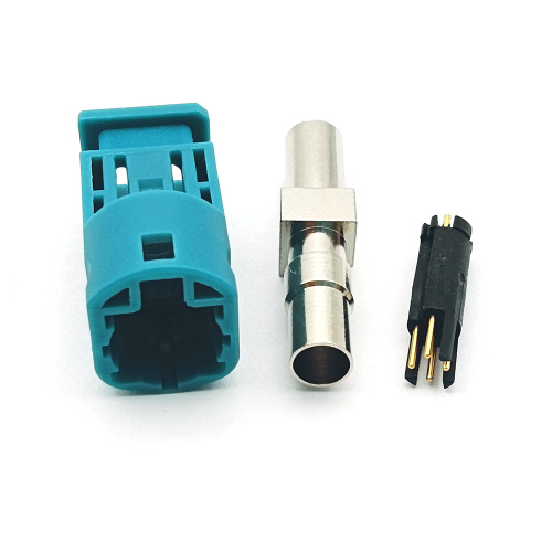 Universal 4 Pin Solder HSD Male Plug Connector