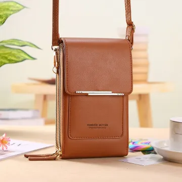 Women's Crossbody Shoulder Bag with Touch Screen Cell Phone Purse