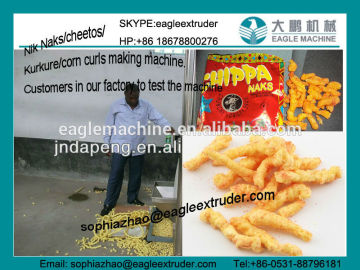 Cheetos / Kurkure / Nik Nakes / Frying Extruder Machine / Équipement / ligne de production / Faire des usines en Chine