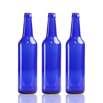 Bottiglie di birra lunga da 500 ml di cobalto blu cobalto