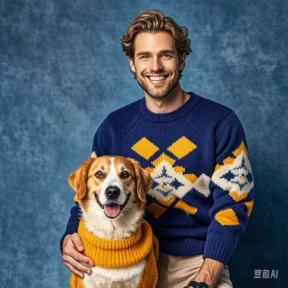 High Quality Winter Knitted Pullover Sweater for Men