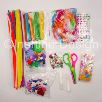 DIY Craft Kits and Supplies for Toddlers' School Projects and Home Education