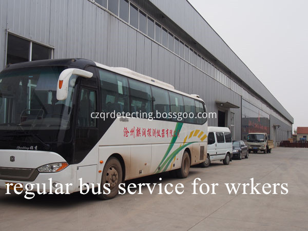 regular bus service for workers