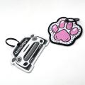 Keychain Jet Tag Fashion Customized Key Chain Custom Woven Fabric Keychain Manufactory